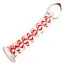 Фаллоимитатор Crimson Helix Glass Love Shaft - Фото №3