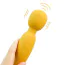 Універсальний вібромасажер Sweet Em Velvet Lure Soft Touch Wand, жовтий - Фото №3