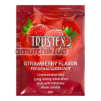 Оральный лубрикант Trustex Strawberry Flavor - клубника, 6 мл - Фото №1