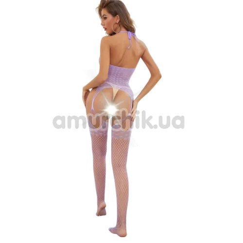 Комбінезон Star Night Tender Lace Bodystocking, бузковий