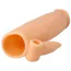 Насадка на пенис с вибрацией Virgite Sleeves Realistic Sleeve Penis Sheath S3, телесная - Фото №3