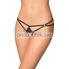 Трусики-стринги G-String 2477, черные - Фото №1