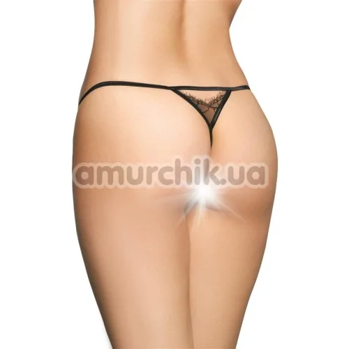 Трусики-стринги G-String 2499, черные - Фото №1