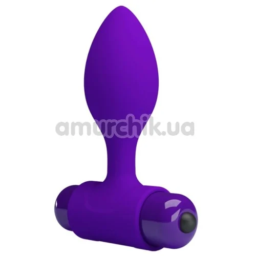 Анальная пробка с вибрацией Pretty Love Vibra Butt Plug, фиолетовая
