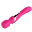 Універсальний вібромасажер Foxshow Silicone Dual Massager, рожевий - Фото №6
