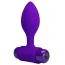 Анальная пробка с вибрацией Pretty Love Vibra Butt Plug, фиолетовая - Фото №3