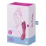 Симулятор орального сексу для жінок з вібрацією Satisfyer Curvy Trinity 3, червоний - Фото №6