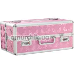 Кейс для хранения секс-игрушек The Toy Chest Lokable Vibrator Case Large, розовый - Фото №1