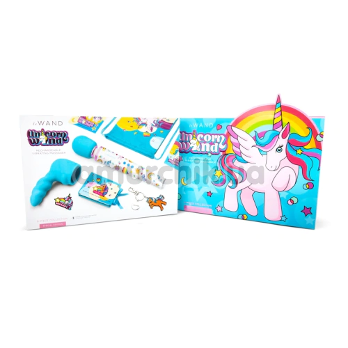 Універсальний вібромасажер Le Wand Unicorn Wand Limited Edition Set, мультикольоровий
