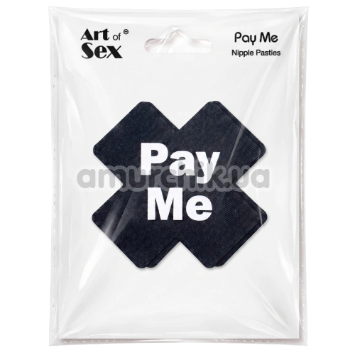 Украшения для сосков Art of Sex Pay Me, черные