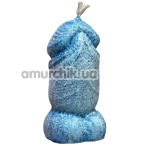 Свеча в виде пениса VidDushi Свечун - вечерний Париж, синяя - Фото №1