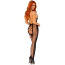 Комбинезон Leg Avenue Backless Halter Bodystocking, черный - Фото №2