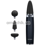 Шлифовальная пилка для стоп с насадками Geske Electric Pumice Foot Smoothing Multi-Pen 8 in 1, черная - Фото №1