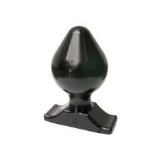 Анальна пробка Mister B All Black Cors Butt Plug 9, чорна - Фото №1