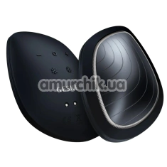 Ультразвуковий масажер-маска для обличчя Geske Sonic Warm & Cool Mask 9 in 1, чорний - Фото №1