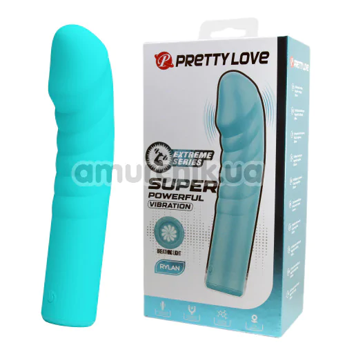 Вибратор для точки G Pretty Love Rylan, бирюзовый