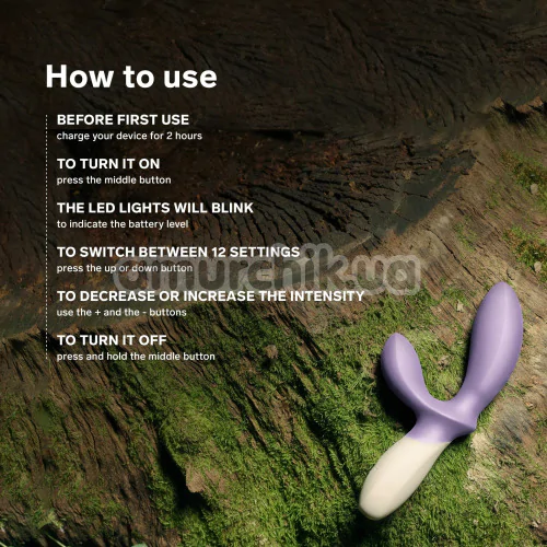 Вибростимулятор простаты для мужчин Lelo Loki Wave 2 (Лело Локи Вейв 2), синий