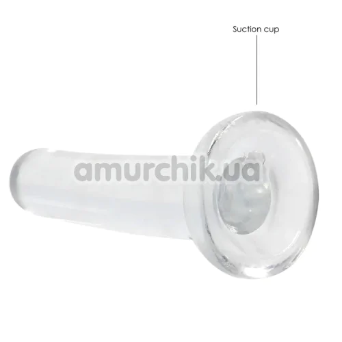 Фаллоимитатор Realrock Crystal Clear Dildo 5.3, прозрачный