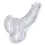 Фаллоимитатор King Cock Clear 7.5 Cock With Balls, прозрачный - Фото №2