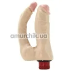 Подвійний вібратор The Naturals Double Penetrator, тілесний - Фото №1