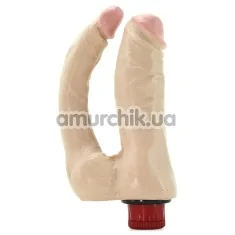 Двойной вибратор The Naturals Double Penetrator, телесный - Фото №1