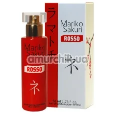 Туалетна вода з феромонами Mariko Sakuri Rosso для жінок, 50 мл - Фото №1