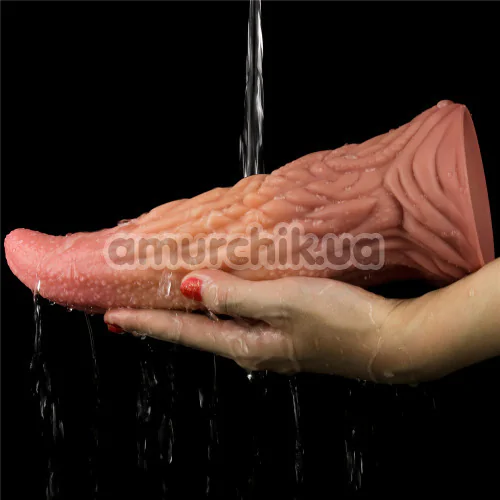 Фаллоимитатор Dual-Layered Silicone Nature Cock LV411018, коричневый