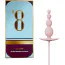 Анальна пробка Qingnan No.8 Mini Vibrating Anal Beads, рожева - Фото №6
