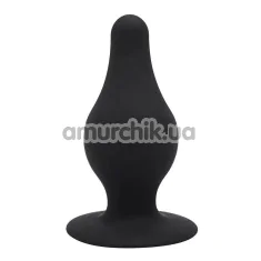 Анальна пробка Cheeky Love Pleasure Plug Small, чорна - Фото №1