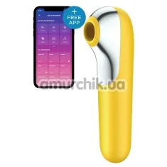 Симулятор орального сексу для жінок Satisfyer Dual Love, жовтий - Фото №1