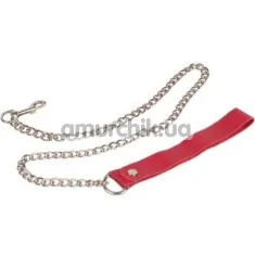 Поводок sLash Leather Leash, красный - Фото №1