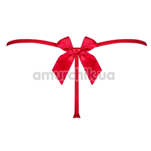Трусики-стрінги Obsessive Giftella, червоні
