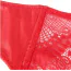 Комплект Star Night Lace Garter Belt Mesh, красный: пояс для чулок + трусики-стринги - Фото №9