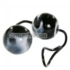 Вагінальні кульки Minx Jiggle Duo Love Balls, чорні - Фото №1
