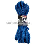 Веревка Feral Feelings Shibari 8м, синяя - Фото №1