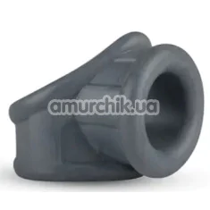 Ерекційне кільце для члена Boners Liquid Silicone 2 in 1 Ballstretcher, сіре - Фото №1
