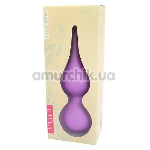 Вагинальные шарики Layla Peonia Kegel Balls, фиолетовые