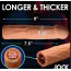 Насадка на пенис Jock Extra Long 1.5 Inch Penis Extension, светло-коричневая - Фото №10