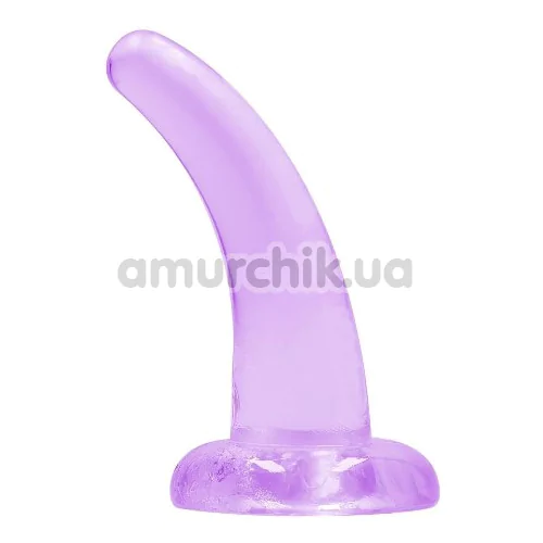 Фаллоимитатор Realrock Crystal Clear Dildo 5, фиолетовый