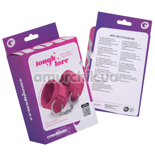 Фиксаторы для рук Crushious Tough Love, розовые