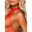 Комбинезон из сетки Leg Avenue Racer Neck Bodystocking, красный - Фото №5
