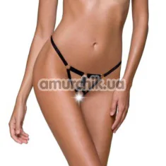 Трусики-стринги Passion Free Your Senses Armanda Thong, черные - Фото №1