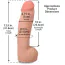 Фалоімітатор Doc Johnson The Realistic Cock Hung 12, тілесний - Фото №6