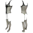 Комбінезон чоловічий Star Night Men Hole Suspender BodyStocking, чорний - Фото №4