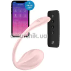 Віброяйце Satisfyer Ribbed Petal, рожеве - Фото №1