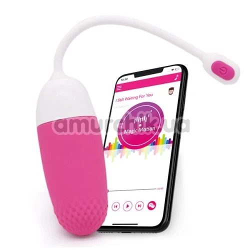 Віброяйце Magic Motion Magic Vini, рожеве