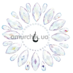 Прикраса для тіла Leg Avenue Fluer Jewels Sticker, мультикольорова - Фото №1