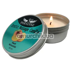 Массажная свеча 5th Paradise Erotic Massage Candle Peach - персик, 30 мл - Фото №1