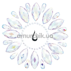 Прикраса для тіла Leg Avenue Fluer Jewels Sticker, мультикольорова - Фото №1