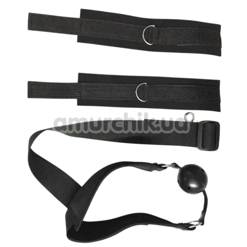 Бондажный набор Star Night Hand Restraints With Gag, черный